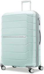 Samsonite Freeform Hardside Expandable with Double Spinner Wheels, Checked-Large 28-Inch, Black - Image 2